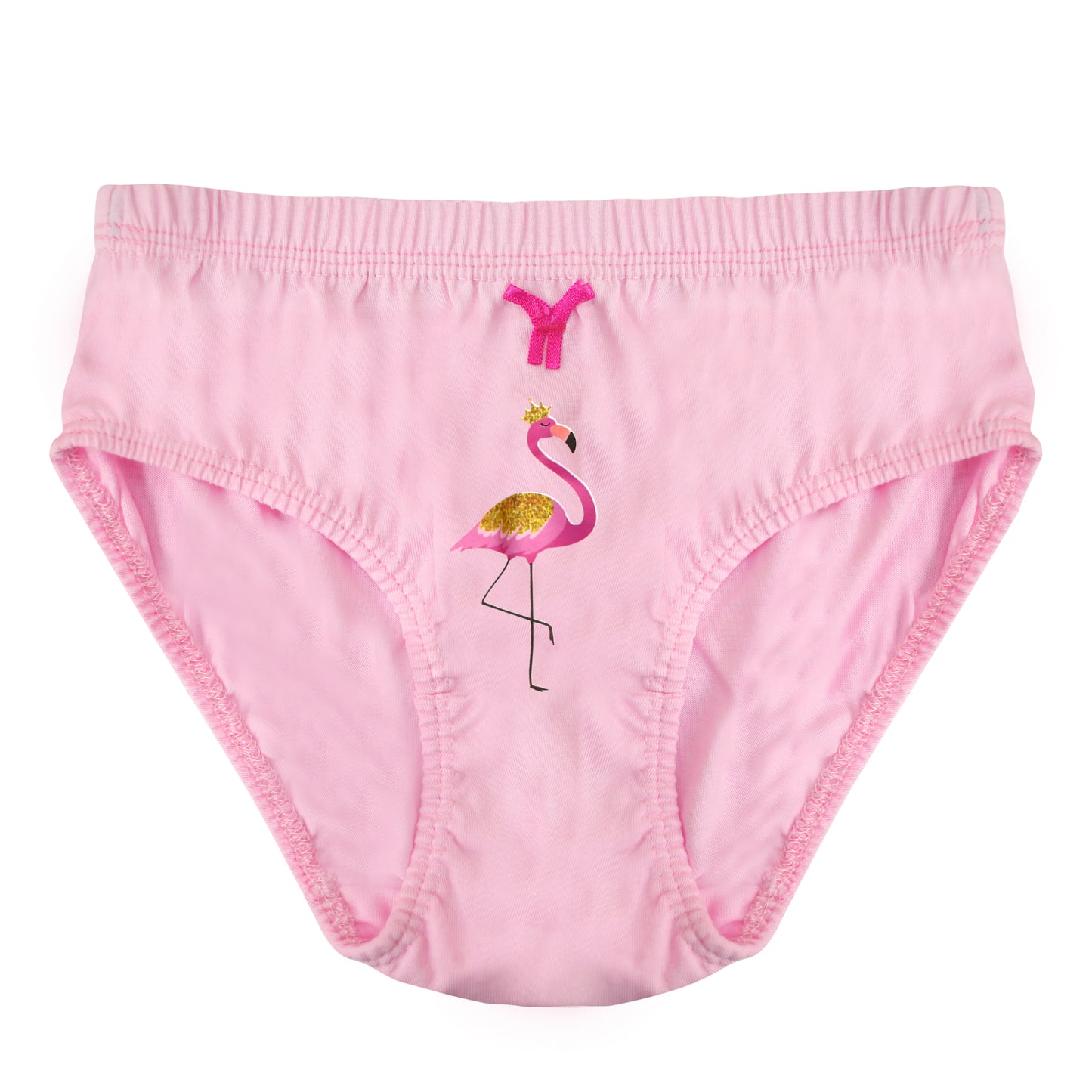 Tiny Bugs Pink Printed Cotton Briefs