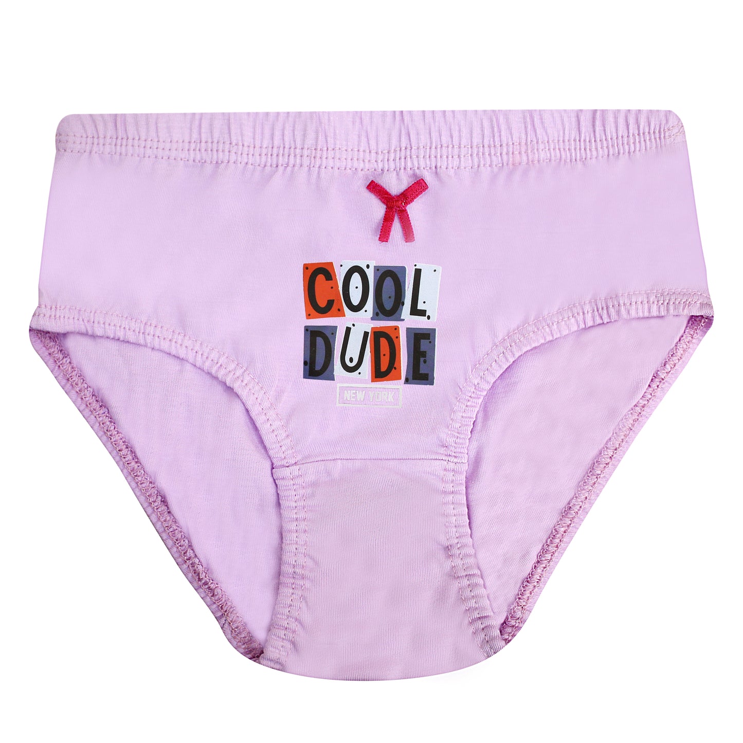 Tiny Bugs Purpple Printed Cotton Briefs