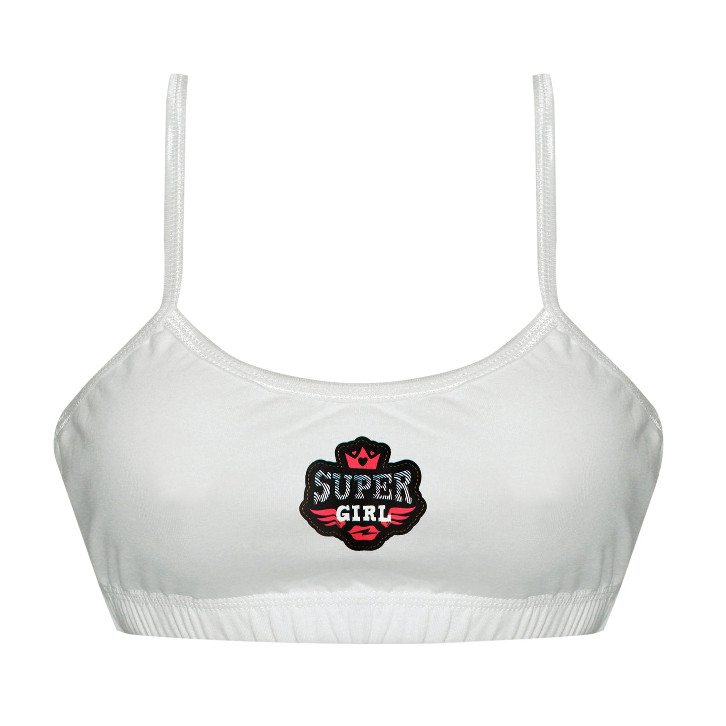 Tiny Bugs Assorted Bra and White Camisole