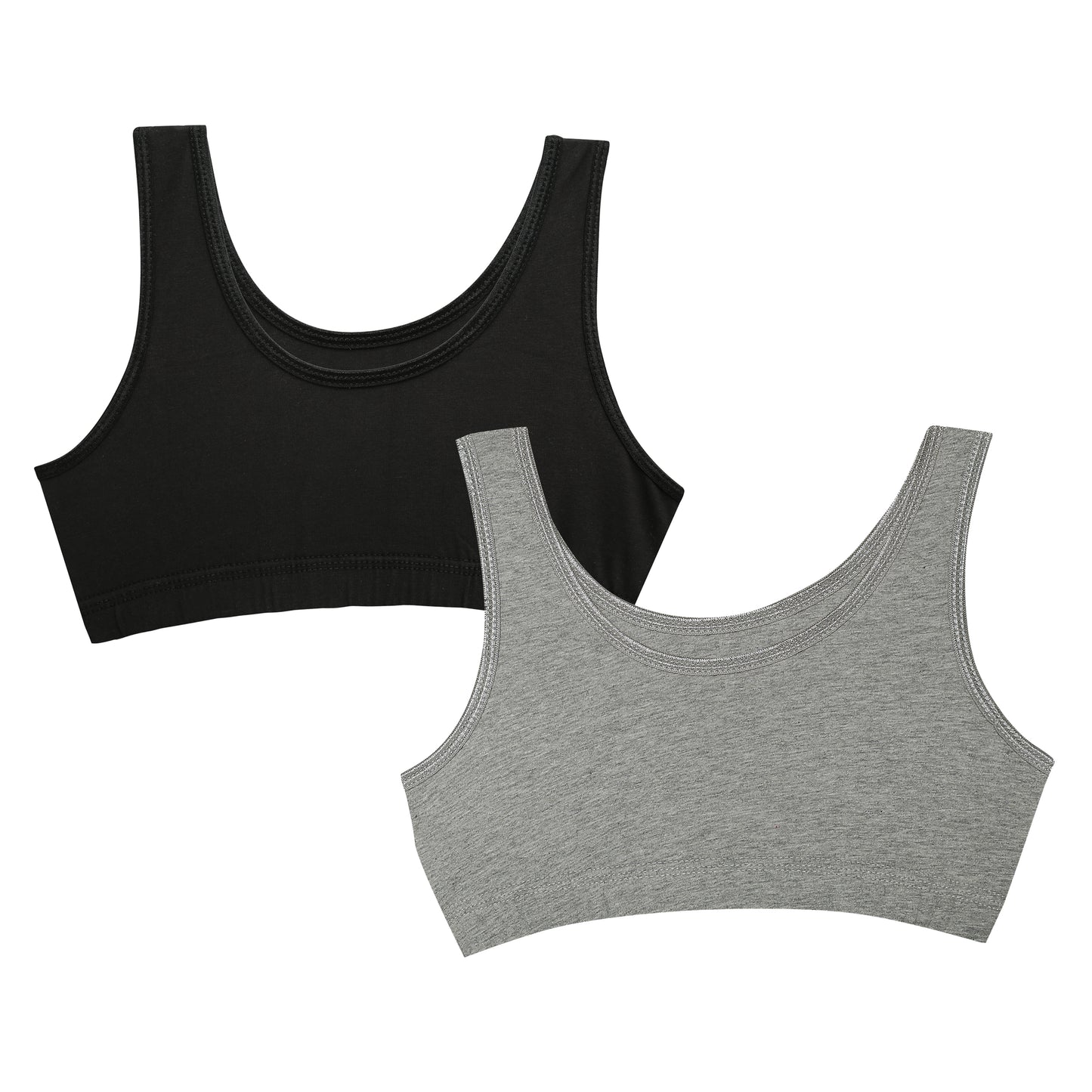 Tiny Bugs Black Printed Non - Wired Non Padded Beginner Sports Bra