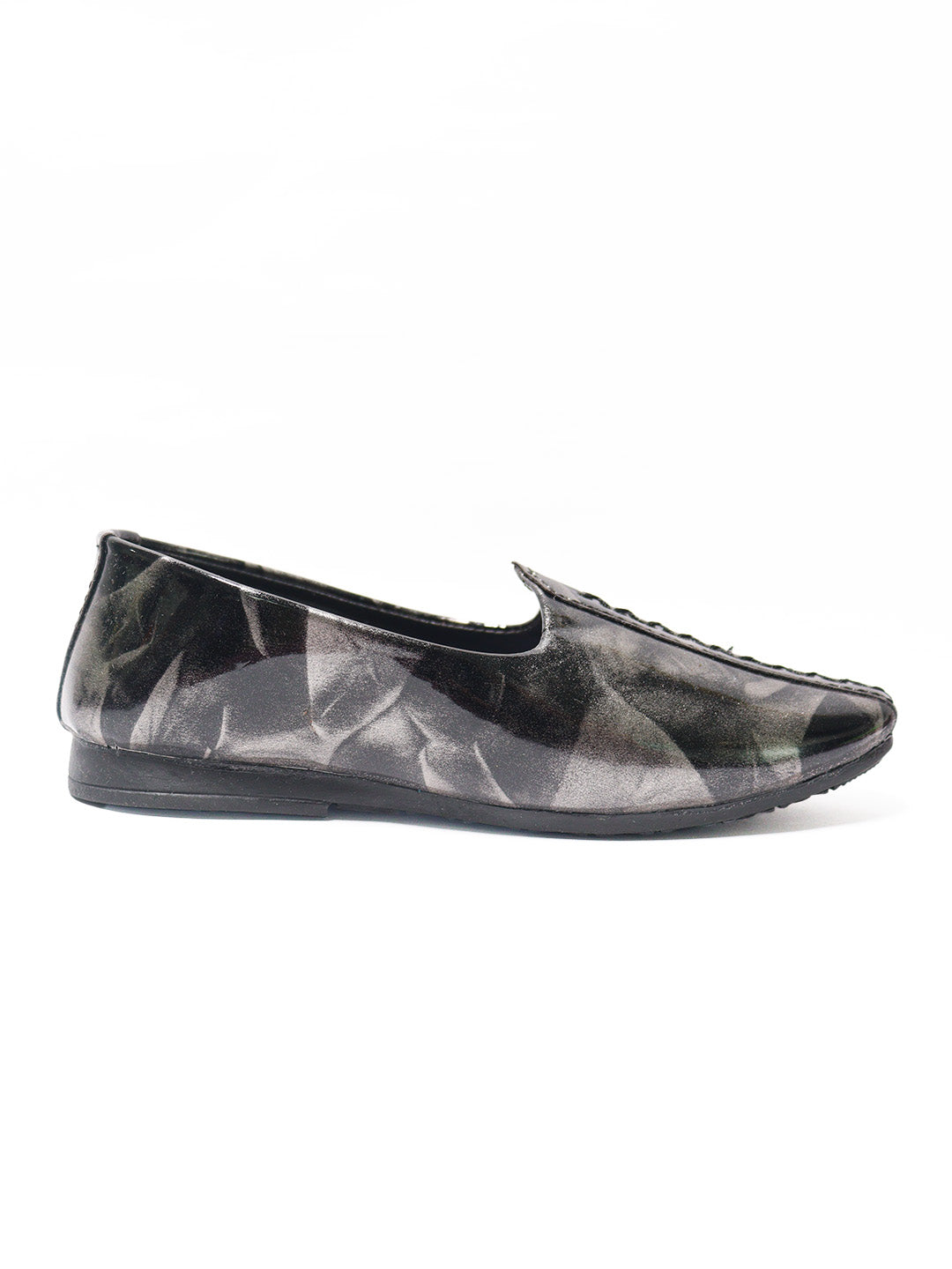 Tiny Bugs Boys Ethnic Wear Mojaris - Black