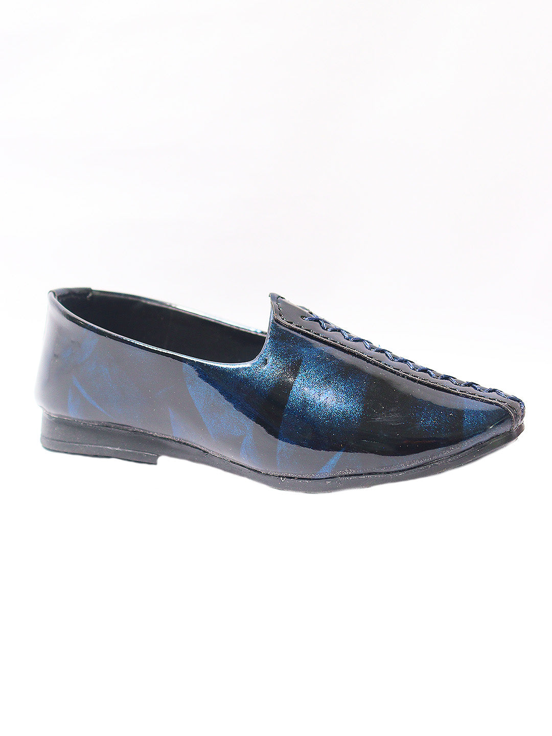Tiny Bugs Boys Ethnic Wear Mojaris - Blue