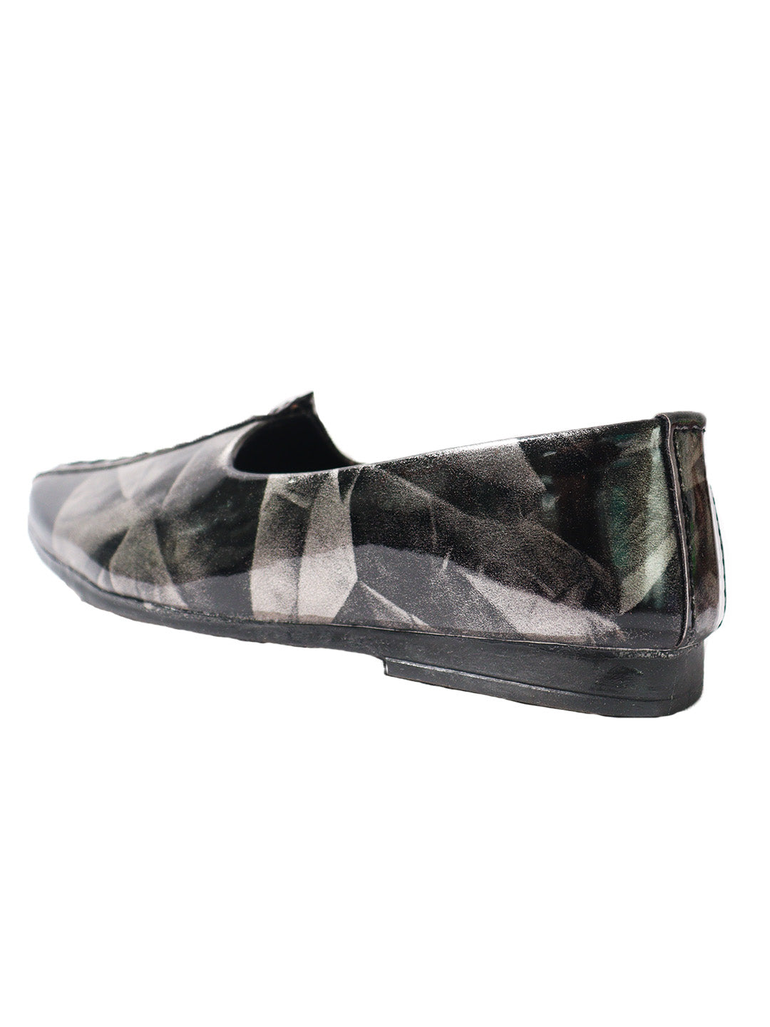 Tiny Bugs Boys Ethnic Wear Mojaris - Black