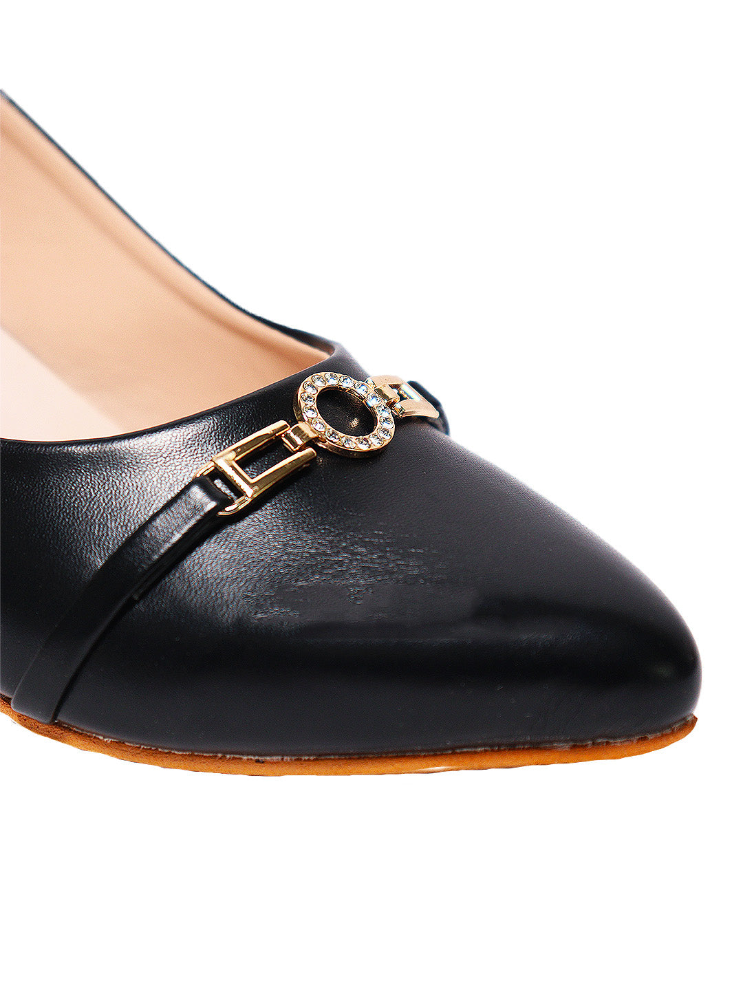 Tiny Bugs Girls Part Wear Ballerinas - Black