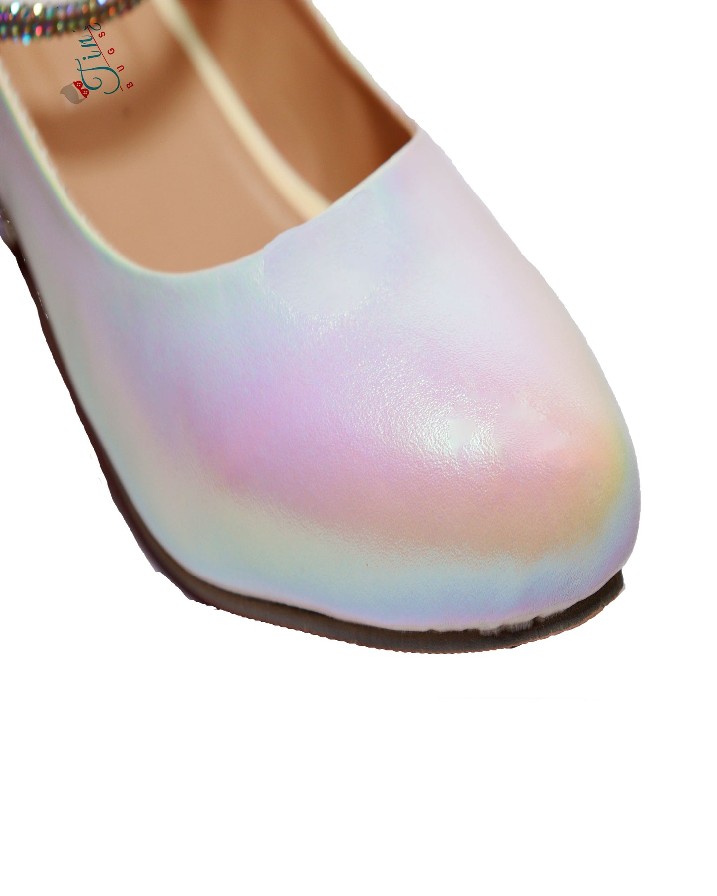 Tiny Bugs Girls Part Wear Ballerinas - Off White