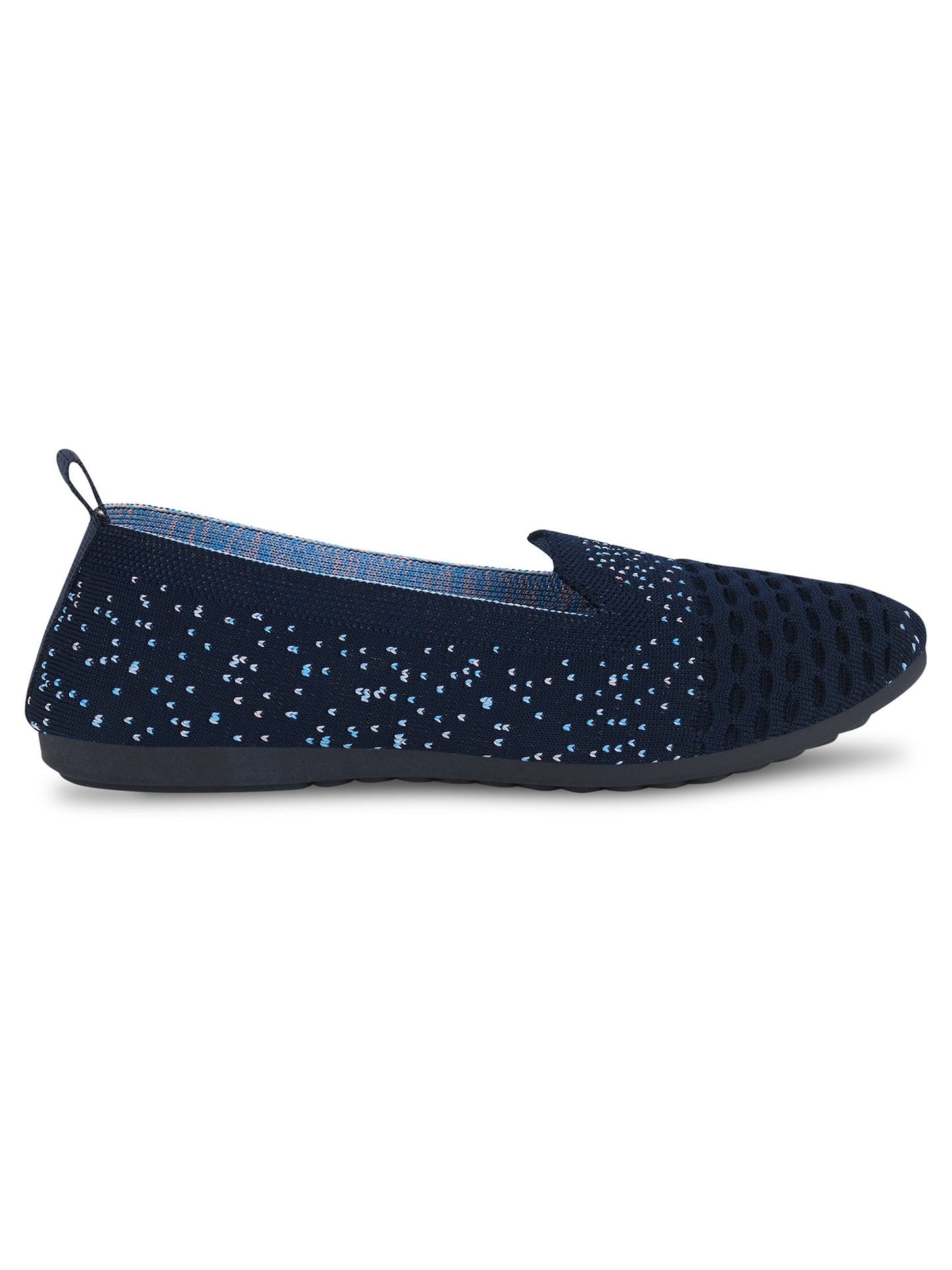 Tiny Bugs Women Woven Design Casual Shoes - Blue