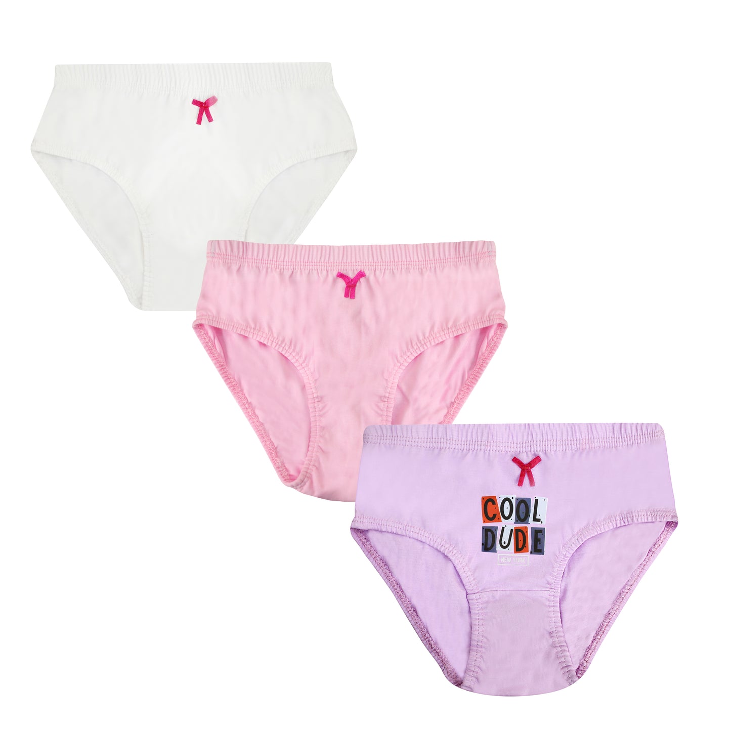 Tiny Bugs Purpple Printed Cotton Briefs
