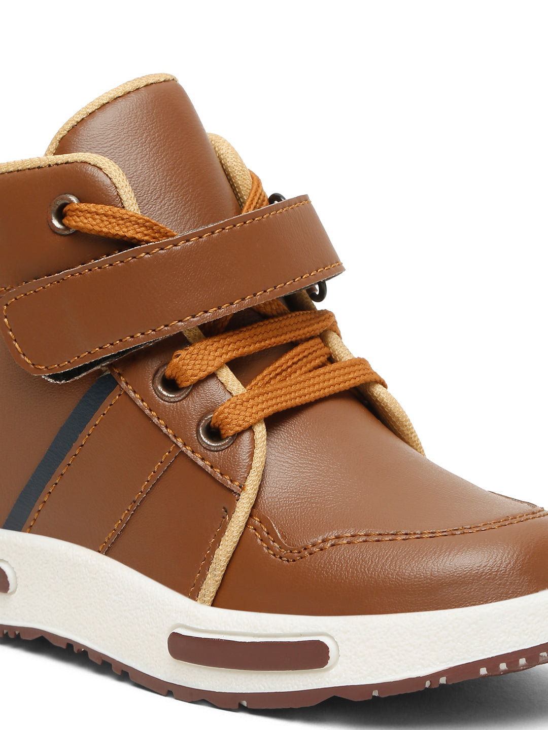 Tiny Bugs Boys Anckle Length Boots - Tan