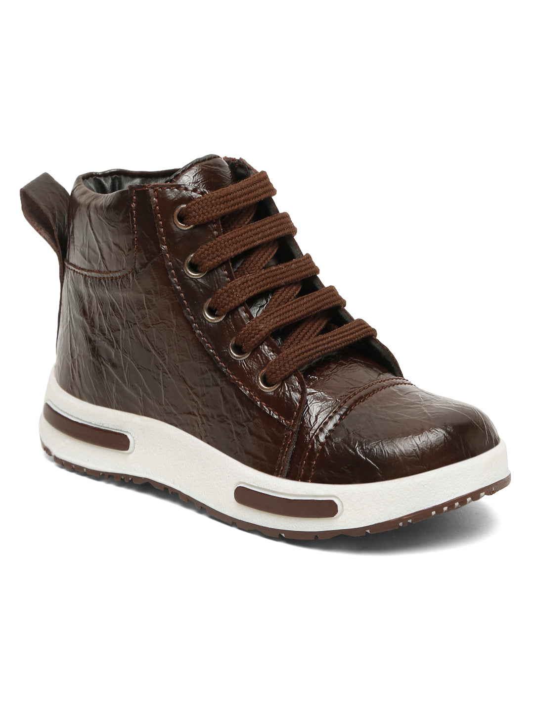 Tiny Bugs Boys Anckle Length Boots - Brown