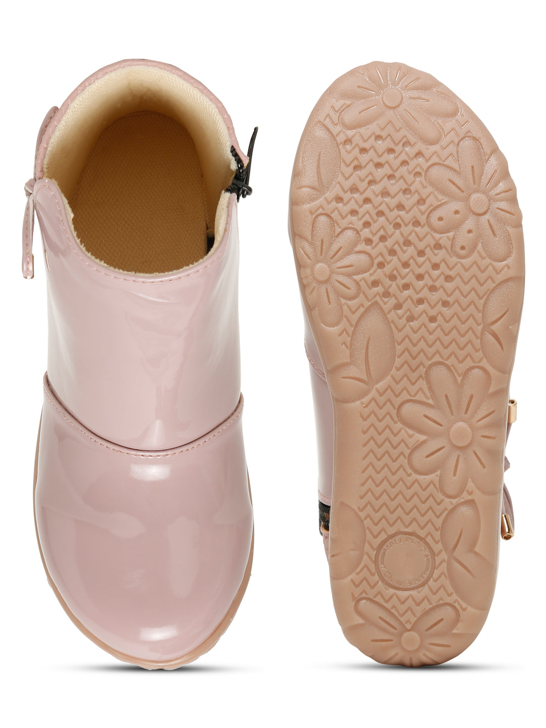 Tiny Bugs Girls Anckle Lenght Boots - Purple