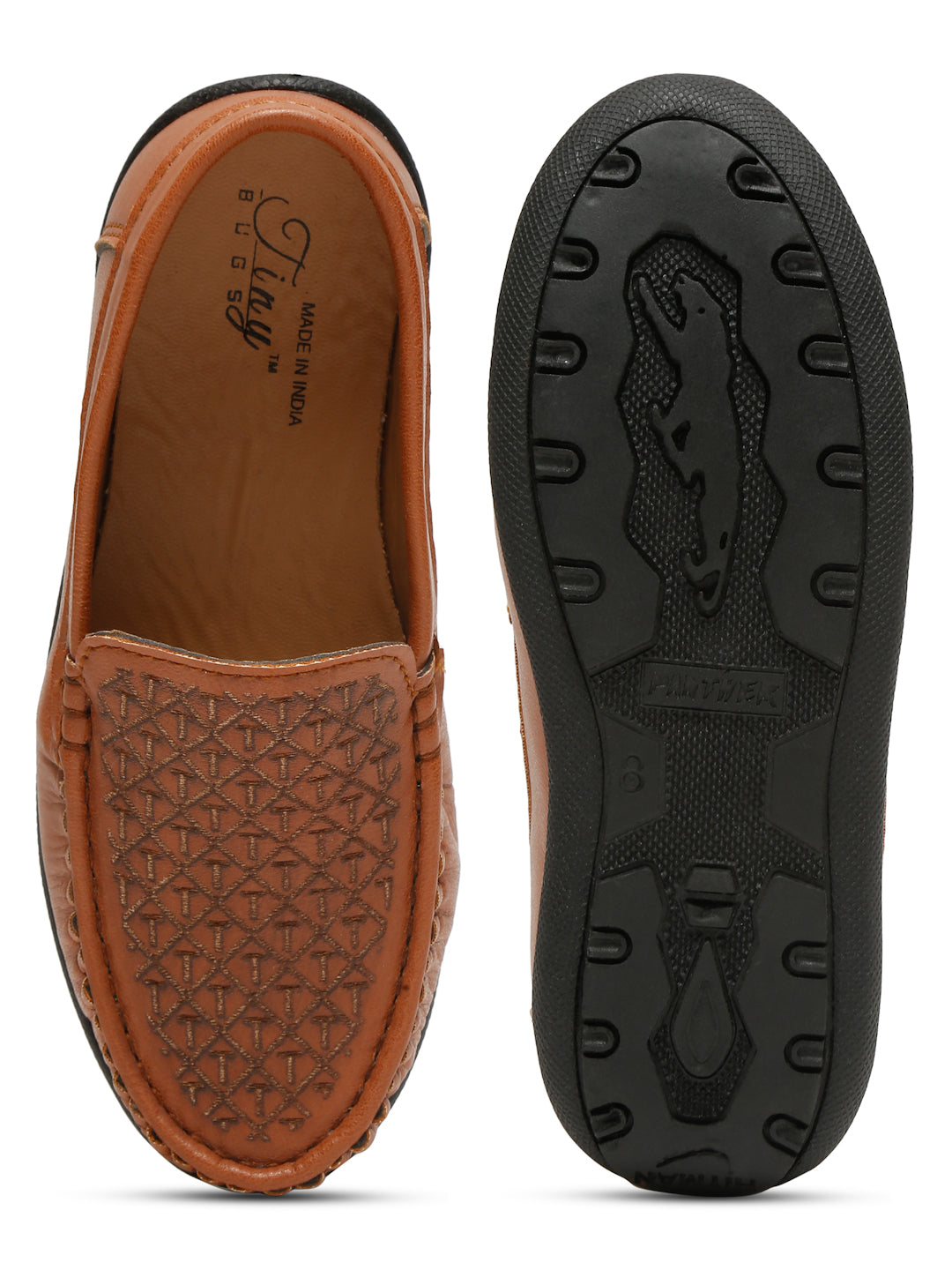 Tiny Bugs Boys Slip Ons Loafers
