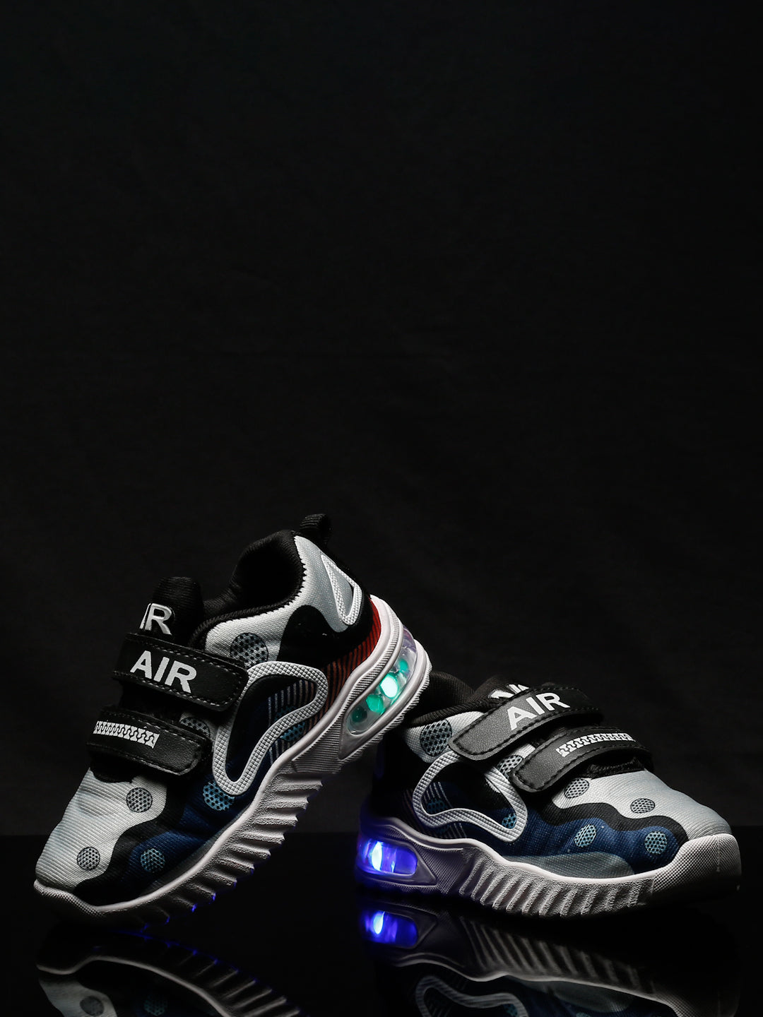 Tiny Bugs Boys Party Wear Led Shoes