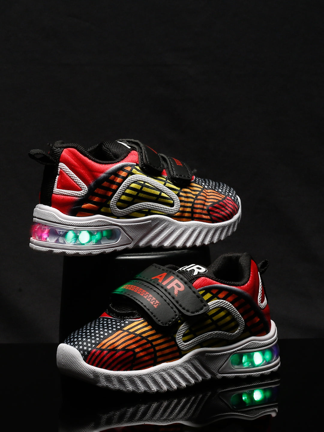 Tiny Bugs Boys Party Wear Led Shoes