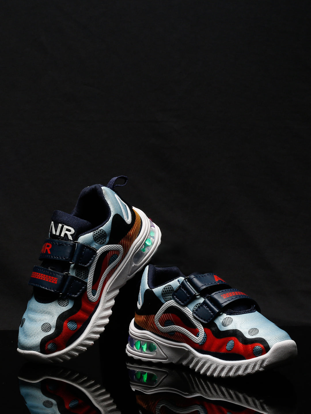 Tiny Bugs Boys Party Wear Led Shoes
