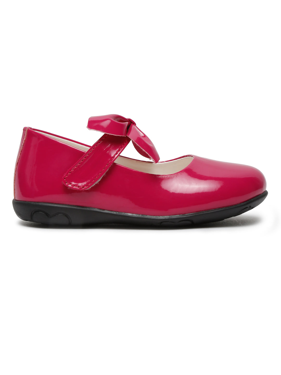 Tiny Bugs Girls Bow Embellished Ballerinas - Pink