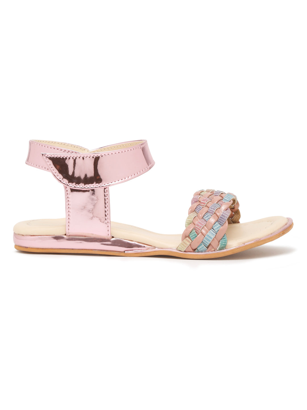 Tiny Bugs Girls Multi Coloured Velcro Sandals