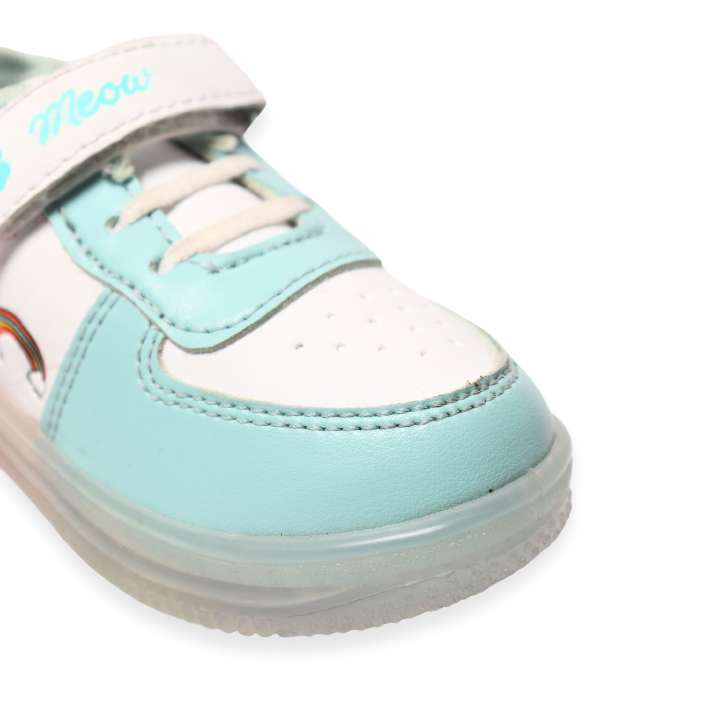 Tiny Bugs Unisex LED Slip Ons Sneakers - Green