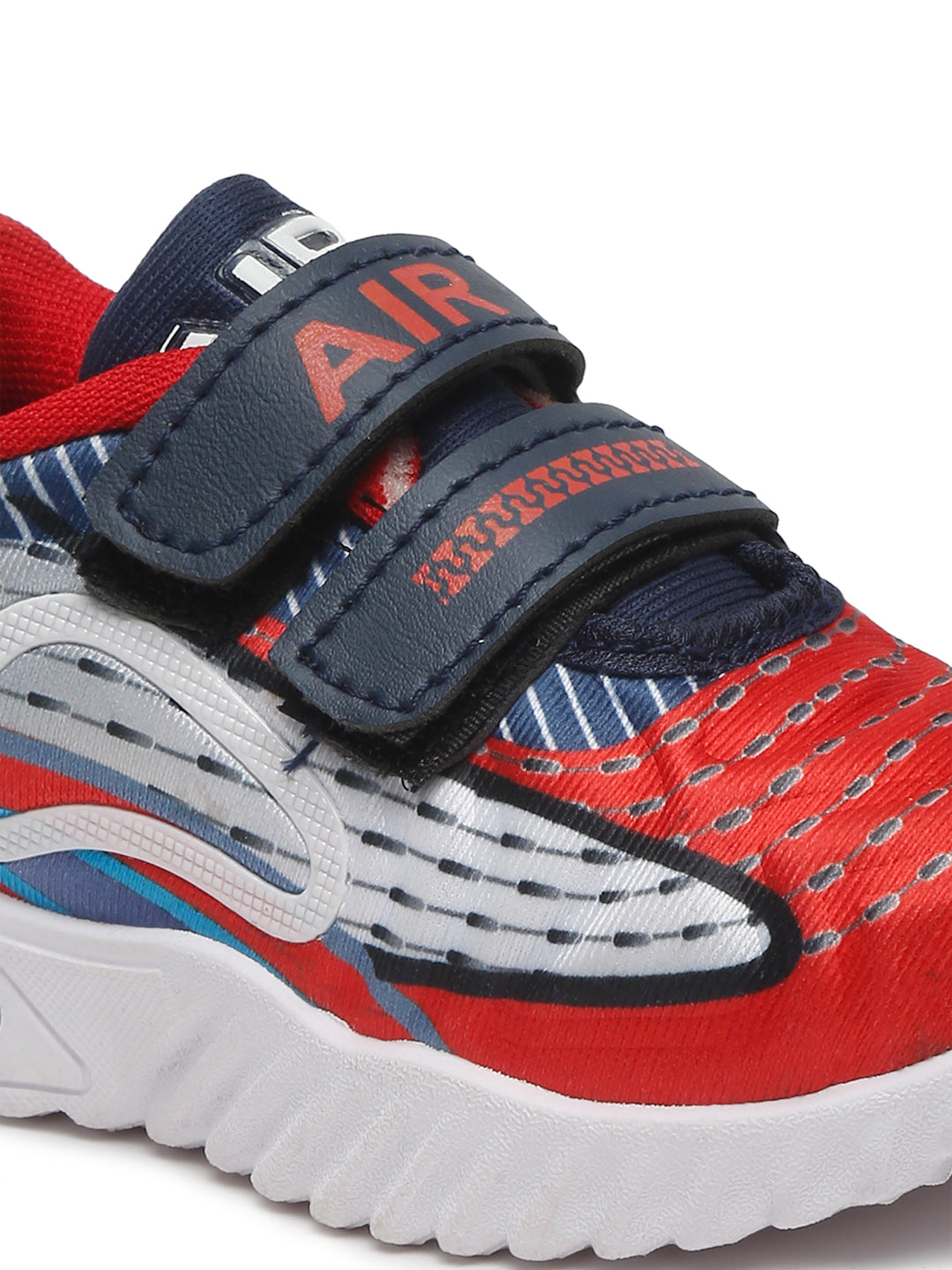 Tiny Bugs Boys Party Wear Led Shoes - Red