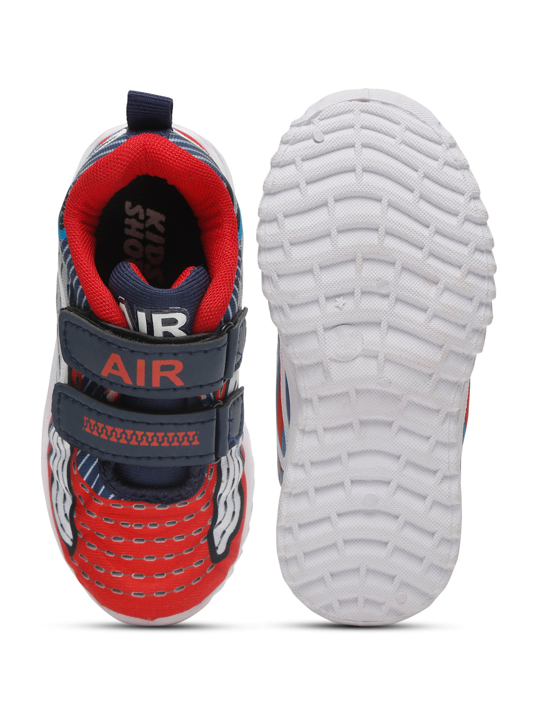 Tiny Bugs Boys Party Wear Led Shoes - Red
