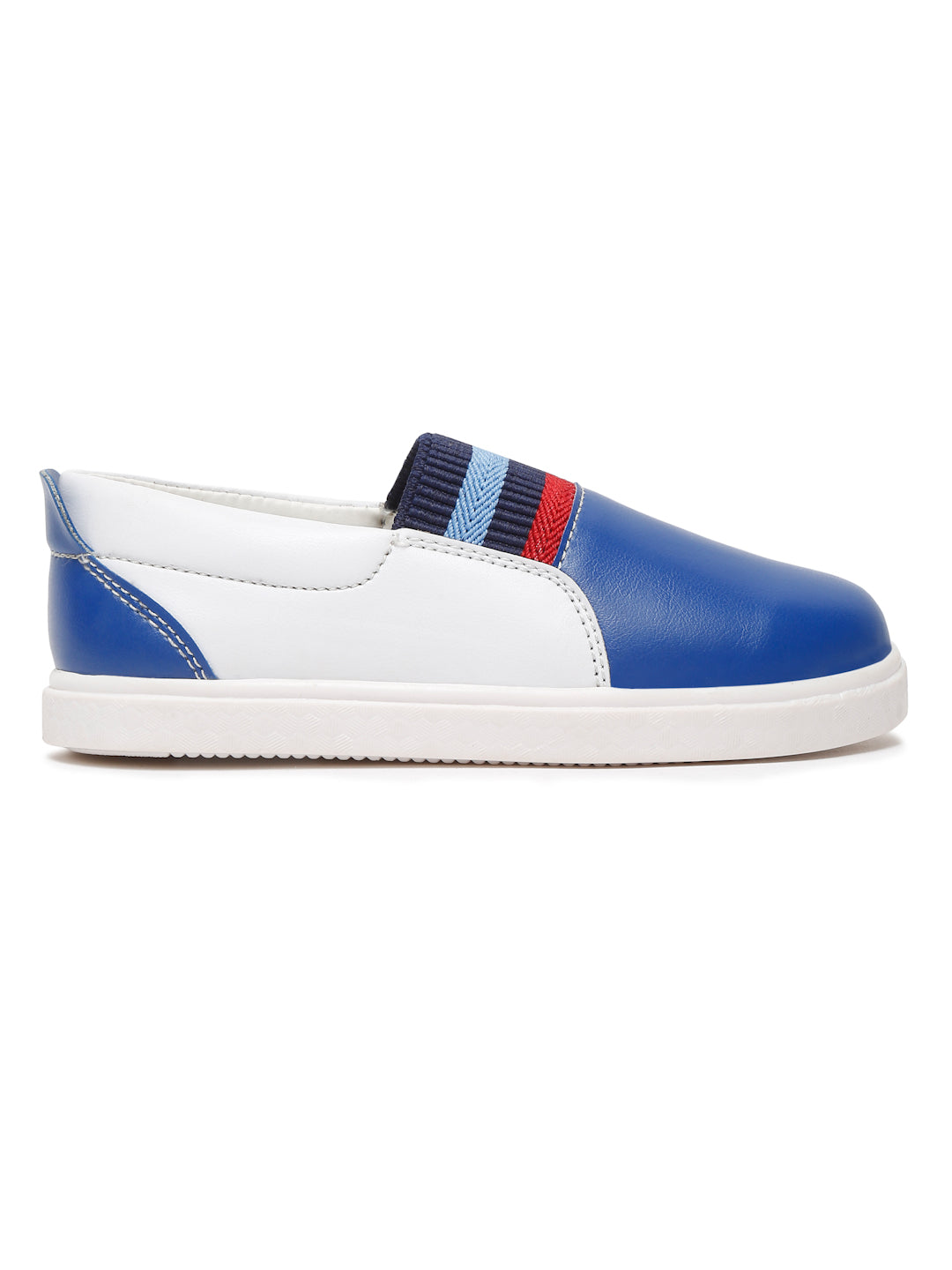 Tiny Bugs Unisex Slip Ons Loafers - Blue