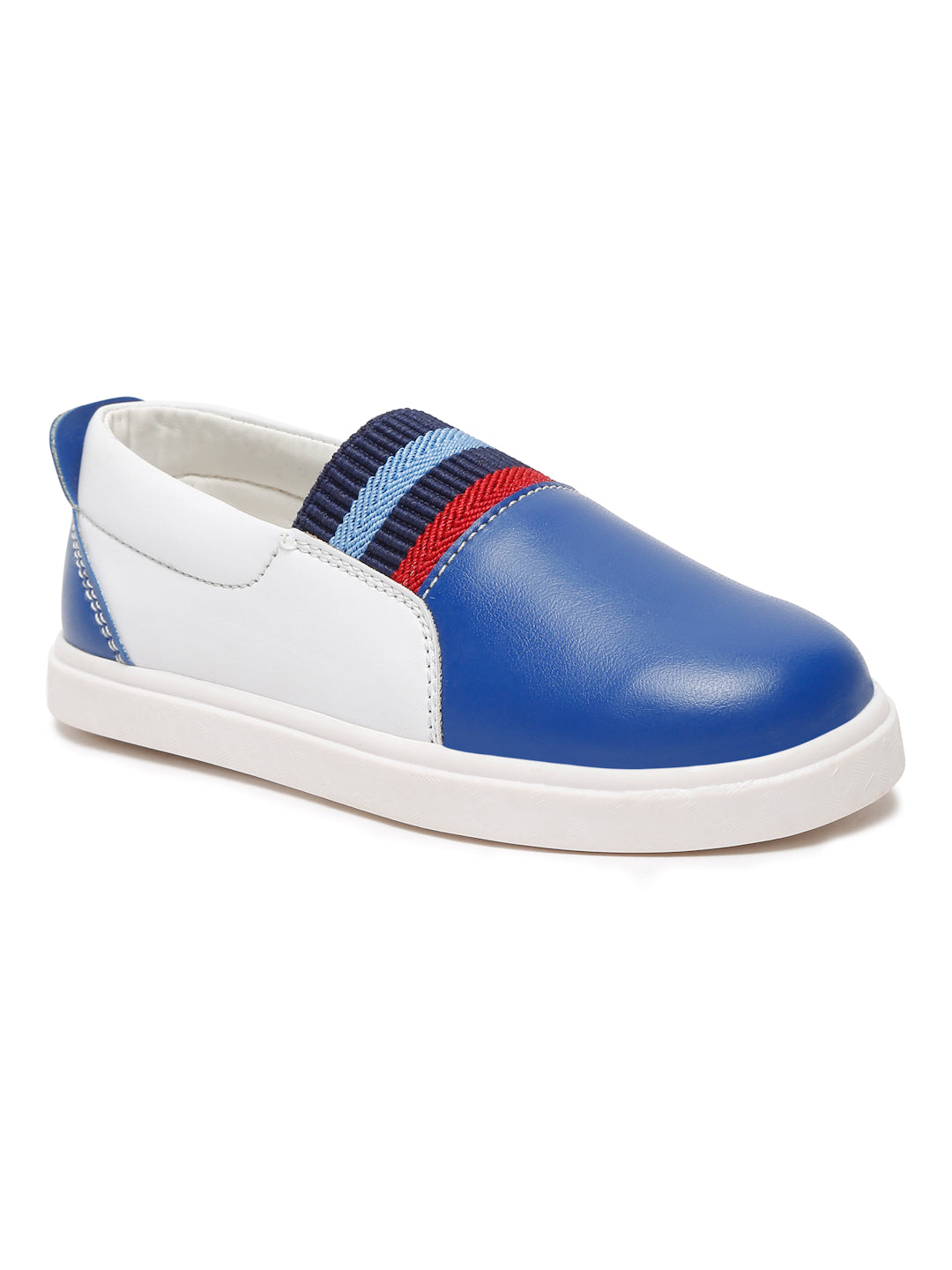 Tiny Bugs Unisex Slip Ons Loafers - Blue