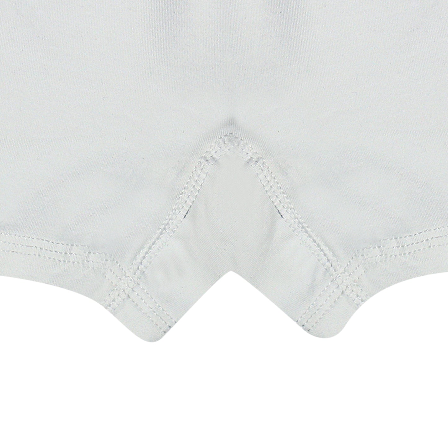 Tiny Bugs White  Solid Bra and Shorty