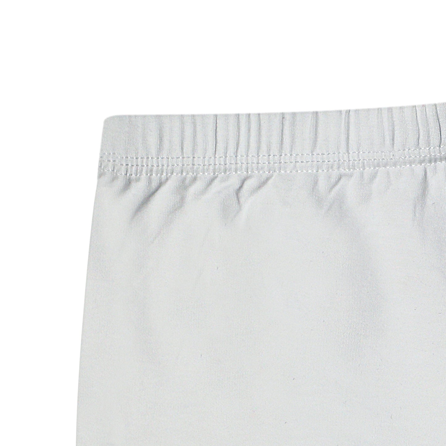 Tiny Bugs White  Solid Bra and Shorty