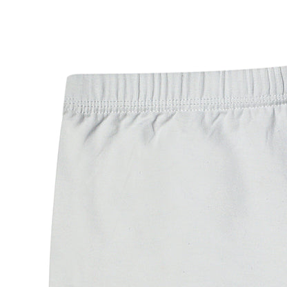 Tiny Bugs White  Solid Bra and Shorty
