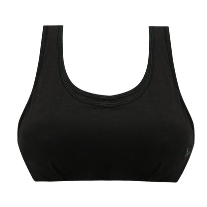 Tiny Bugs Solid  Beginner Sports Bra