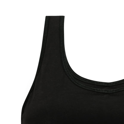 Tiny Bugs Solid Non - Wired Non Padded Beginner  Sports Bra