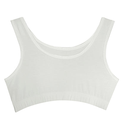 Tiny Bugs White  Solid Bra and Shorty