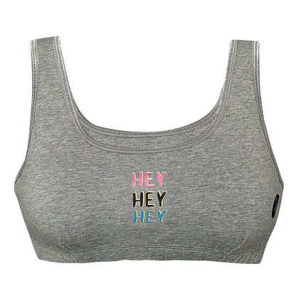 Tiny Bugs Printed Non - Wired Non Padded Beginner Sprots Bra