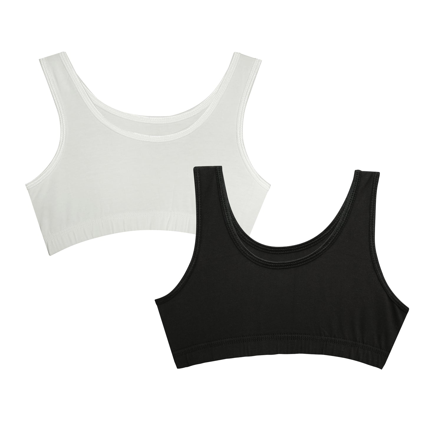 Tiny Bugs Solid Non - Wired Non Padded Beginner  Sports Bra