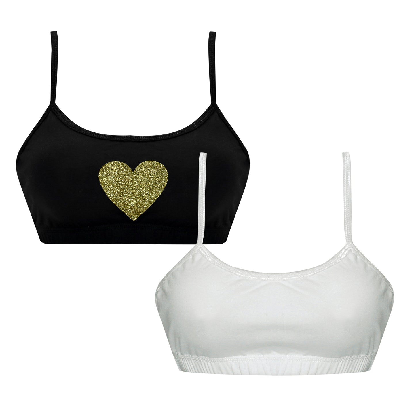 Tiny Bugs Blacke Printd Full Coverage Biggners Bra