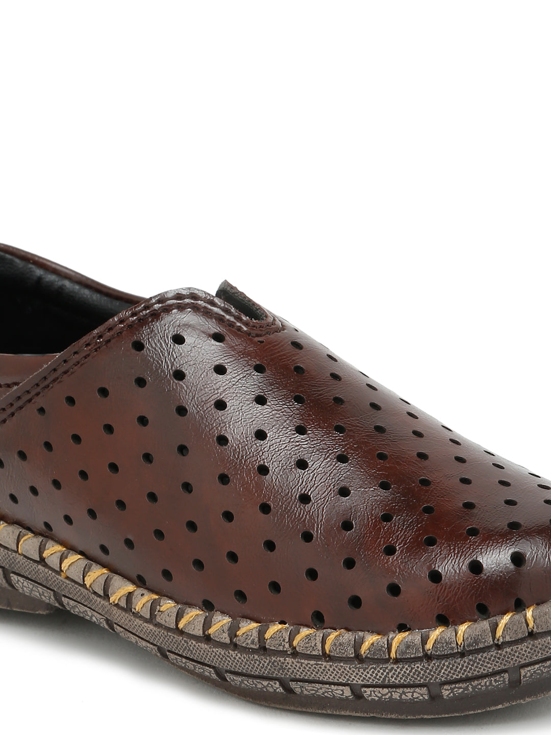 Tiny Bugs Boys Casual Roman Sandals - Brown