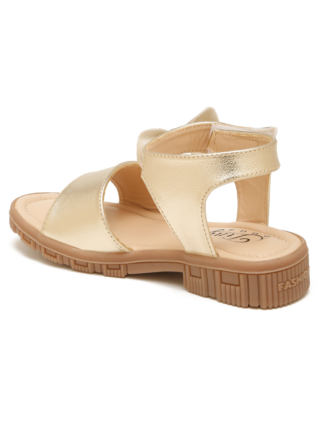 Tiny Bugs Girls Bow Embellished Sandals - Gold
