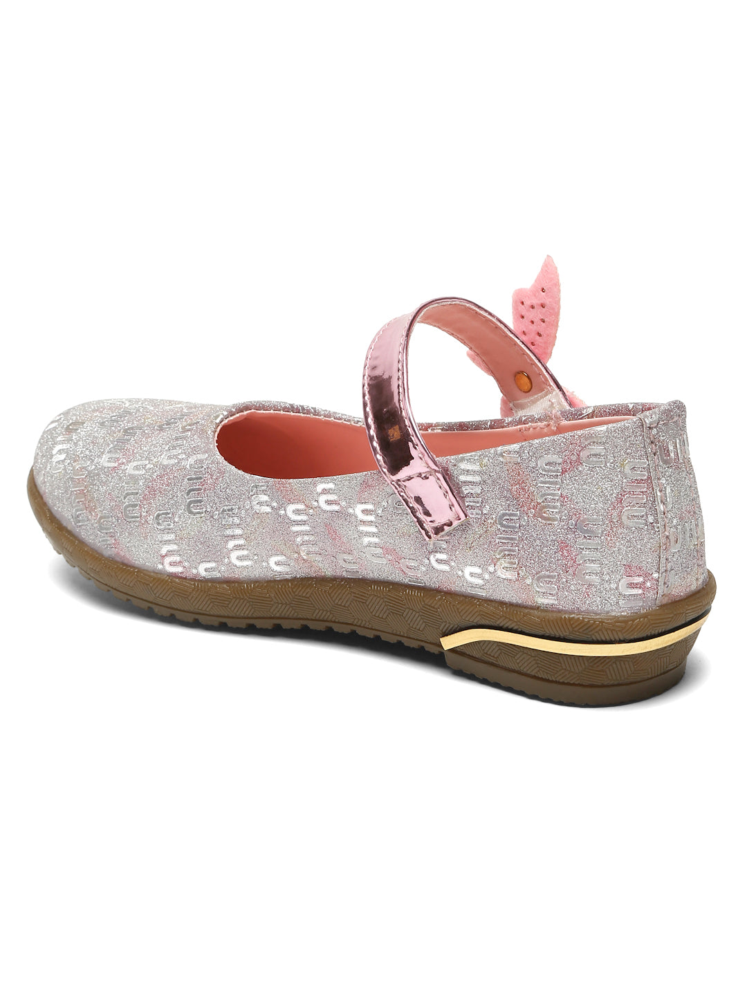 Tiny Bugs Girls Party Wear Ballerinas - Multi
