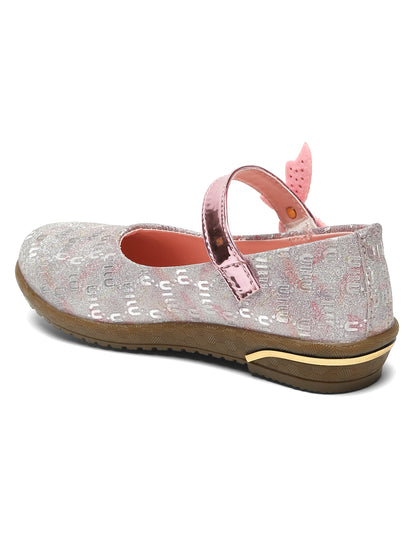 Tiny Bugs Girls Party Wear Ballerinas - Multi