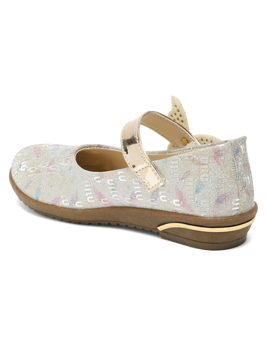 Tiny Bugs Girls Party Wear Ballerinas - multi