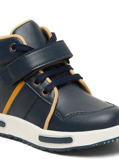 Tiny Bugs Boys Anckle Length Boots - Navy
