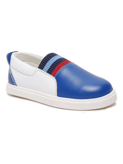 Tiny Bugs Unisex Slip Ons Loafers - Blue
