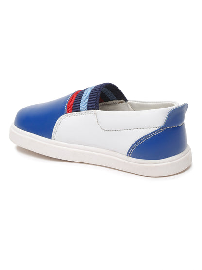 Tiny Bugs Unisex Slip Ons Loafers - Blue